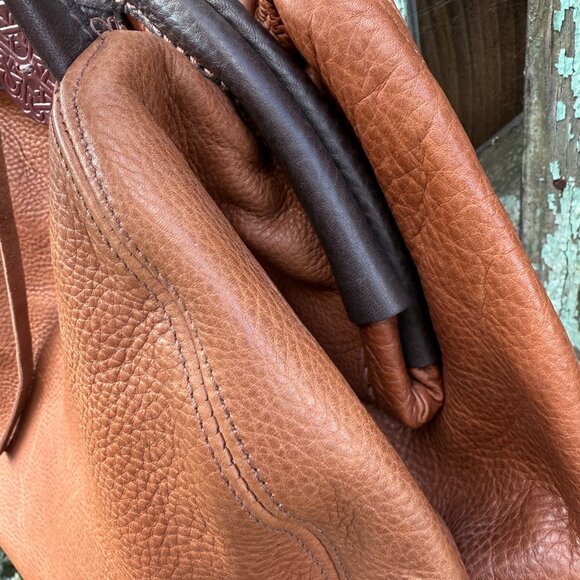 Amann Quality Leather Shoulder Bag Vintage - Picture 2 of 10